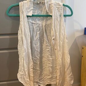 Stradivarius Cream Ruched Blouse